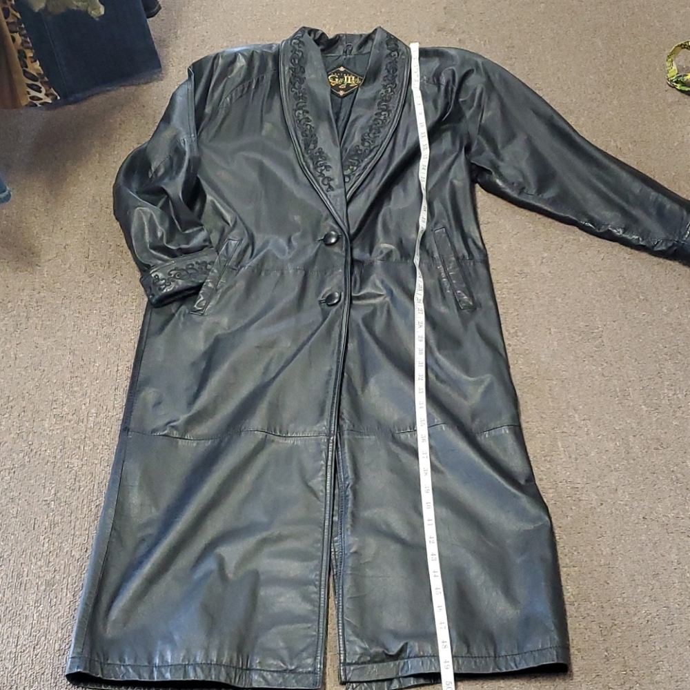 Vintage Leather G-111 Trench Coat